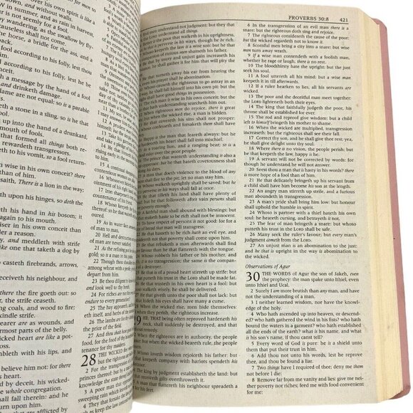 Holy Bible King James Version KJV Pink Faux Leather Zondervan 2002 - Picture 8 of 10